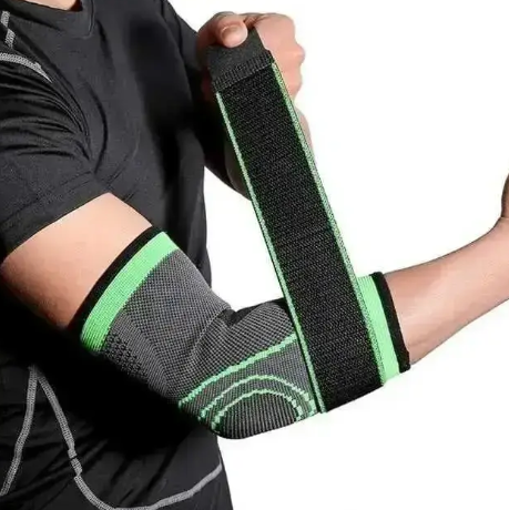 Эластичный компрессионный бандаж на локоть Elbow Support, фиксатор локтевого сустава 0467 фото