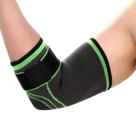 Эластичный компрессионный бандаж на локоть Elbow Support, фиксатор локтевого сустава 0467 фото