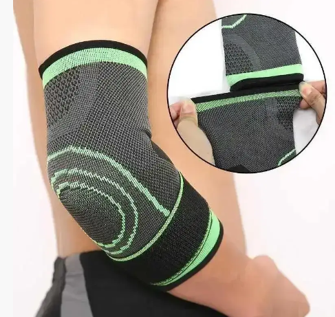 Эластичный компрессионный бандаж на локоть Elbow Support, фиксатор локтевого сустава 0467 фото