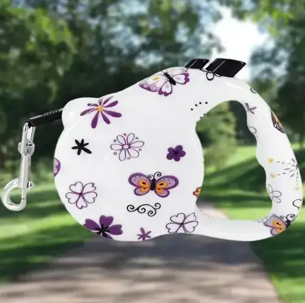 Поводок-рулетка 3 м для собак до 11 кг Retractable dog leash 0700 фото