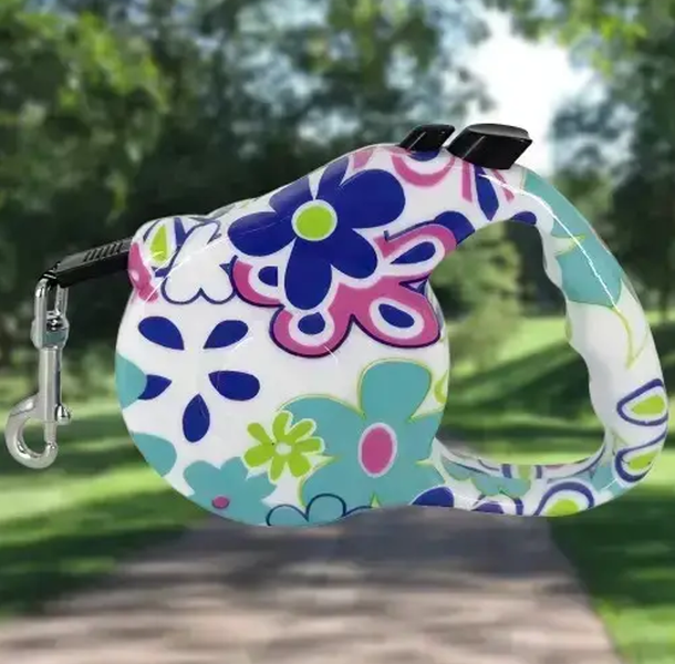 Поводок-рулетка 3 м для собак до 11 кг Retractable dog leash 0700 фото