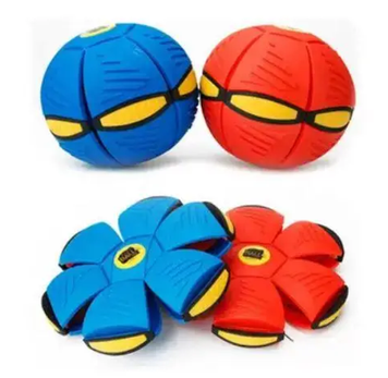 Дитячий м'яч-трансформер зі світлодіодним підсвічуванням Flat Ball Disc 0759 фото