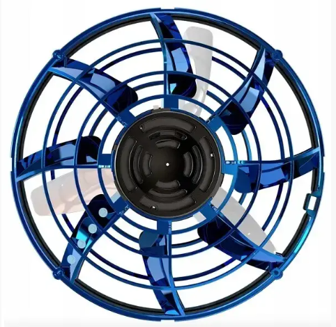 Іграшка для дітей Літаючий спіннер бумеранг з LED підсвіткою Flying spinner UFO BLUE 0503 фото