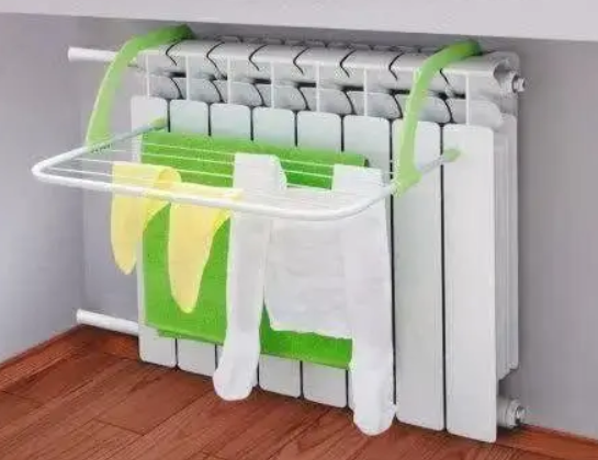 Сушарка для білизни навісна на батарею Fold Clothes Shelf (50 х 35 см) 0207 фото