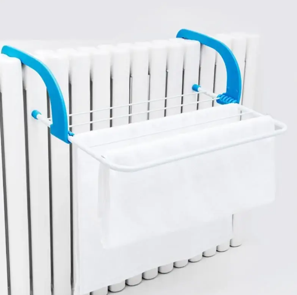 Сушарка для білизни навісна на батарею Fold Clothes Shelf (50 х 35 см) 0207 фото