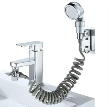 Душова система на умивальник Modified Faucet With external Shower 0504 фото