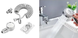 Душова система на умивальник Modified Faucet With external Shower 0504 фото 9