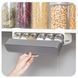 Органайзер для спецій Under-shelf spice rack з висувним механізмом для зручного зберігання 0800 фото 8
