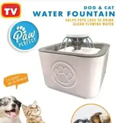 Автоматична поїлка - фонтан для домашніх тварин Pet Water FOUNTAIN, питний фонтан для котів і собак 0366 фото