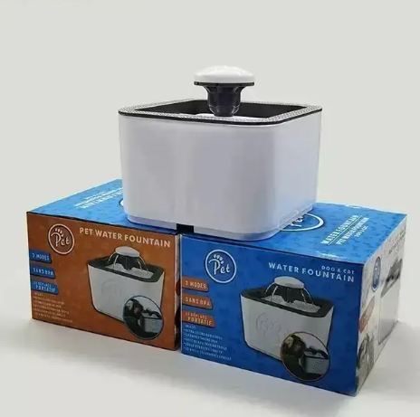 Автоматична поїлка - фонтан для домашніх тварин Pet Water FOUNTAIN, питний фонтан для котів і собак 0366 фото