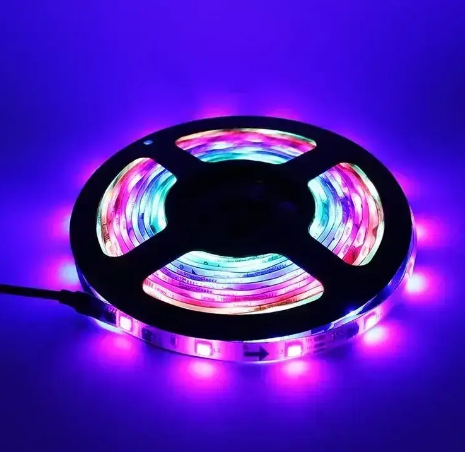 Светодиодная лента с пультом TV LED Strip CB-5050 RGB USB 5 метров 0506 фото