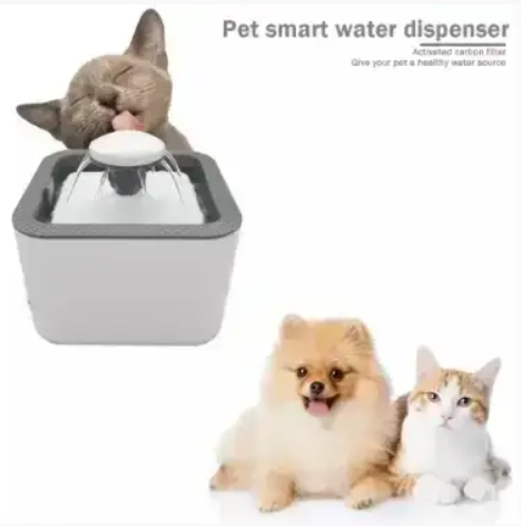 Автоматична поїлка - фонтан для домашніх тварин Pet Water FOUNTAIN, питний фонтан для котів і собак 0366 фото
