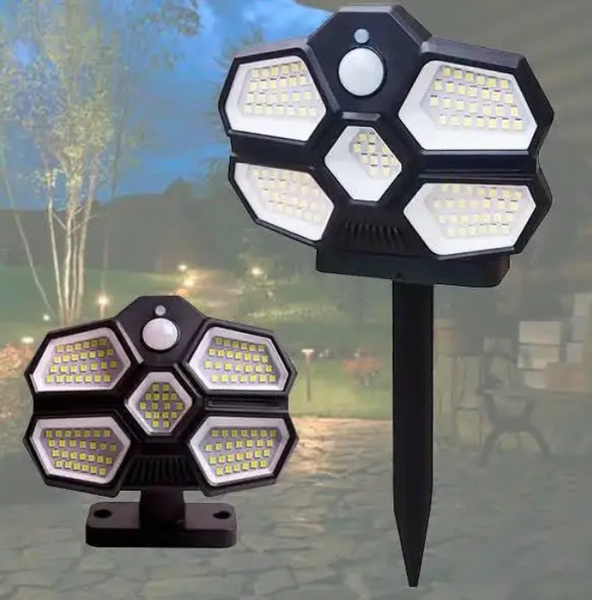Вуличний світильник ліхтар Solar induction lamp SH-580A з датчиком руху 0212 фото