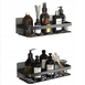 Самоклеящаяся металлическая полка для ванной или кухни Bathroom shelf (31,5x14x5 см) 0651 фото 3