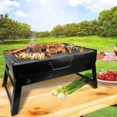 Портативний складаний мангал барбекю гриль BBQ Grill Portable (35 x 27 x 20 см) 0367 фото