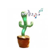 Танцующий кактус Dancing Cactus с LED подсветкой поет 120 песен, игрушка повторюшка 0095 фото 3