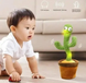 Танцующий кактус Dancing Cactus с LED подсветкой поет 120 песен, игрушка повторюшка 0095 фото 5