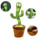 Танцующий кактус Dancing Cactus с LED подсветкой поет 120 песен, игрушка повторюшка 0095 фото 4