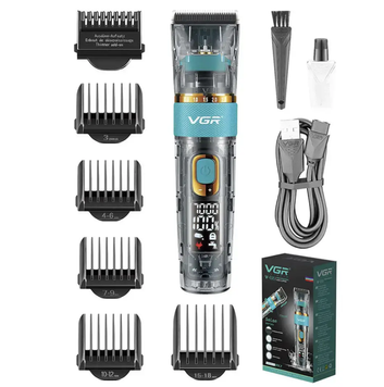 Акумуляторна машинка для стрижки волосся та бороди VGR V-695 0713 фото