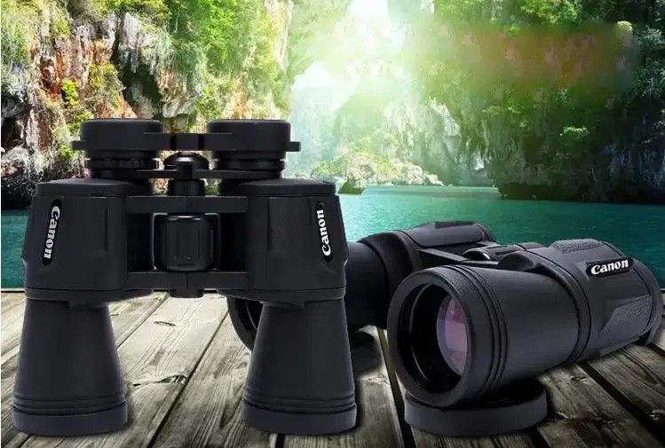 Бінокль водонепроникний Canon 20x50 зі збільшенням, кріпленням на штатив та захисним чохлом 0803 фото