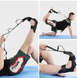 Ремень тренажер для растяжки и йоги yoga stretch strap band с фиксатором для стопы 0213 фото 1