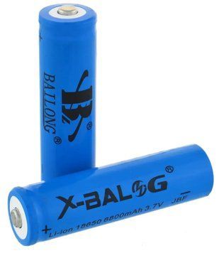 Акумулятор X-Balog BL-18650 Li-ion 2000mAh 3.7V &mdash; для ліхтариків, іграшок, MP3 та побутових пристроїв 0760 фото