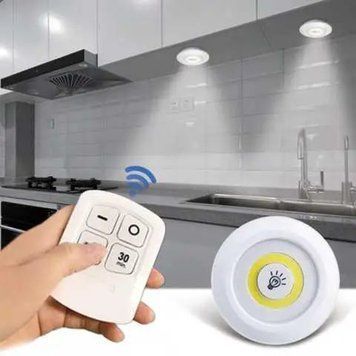 Автономні LED лампи бездротові з пультом дистанційного керуванняBAILONG BL-1012-3+1 COB 1010 фото