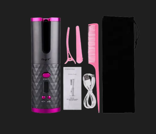 Бездротова автоматична плойка для волосся Hair Curler 0714 фото