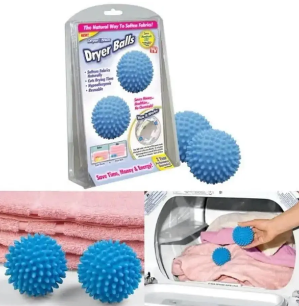 Кульки для прання Ansell Dryer balls, м'ячики для пральної машини 0098 фото
