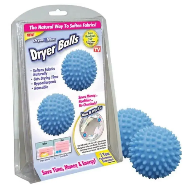 Кульки для прання Ansell Dryer balls, м'ячики для пральної машини 0098 фото