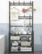 Підлогова вішалка для одягу та взуття New simple floor clothes rack (60 х 29.5 х 151 см) 0388 фото 3