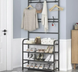 Підлогова вішалка для одягу та взуття New simple floor clothes rack (60 х 29.5 х 151 см) 0388 фото 2