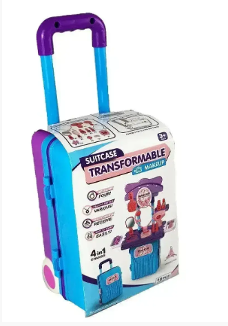 Ігровий набір візажиста перукаря у валізі SUITCASE Transformable MAKEUP (CK05A) 0510 фото