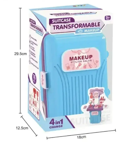 Ігровий набір візажиста перукаря у валізі SUITCASE Transformable MAKEUP (CK05A) 0510 фото
