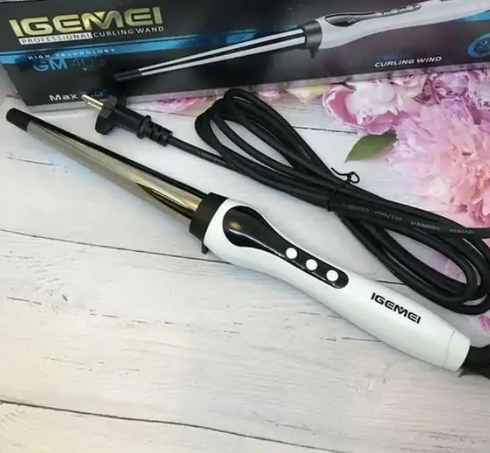 Конусна плойка для волосся Gemei Geemy Gm 403 0007 фото
