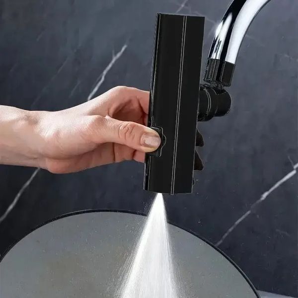 Насадка на кран змішувача водозберігаюча універсальна A-Plus SHOWER HEAD Водоспад аератор 3в1 0912 фото