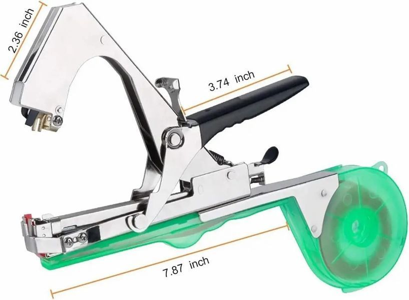 Степлер Tape Tool инструмент садовый для подвязки побегов цветов кустов деревьев растений 0913 фото
