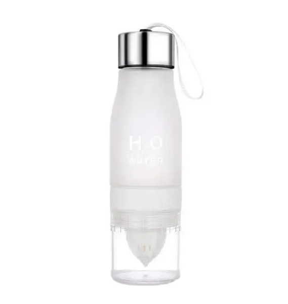 Пляшка для води з вбудованою соковижималкою H2O Water Bottle 650 мл 0221 фото