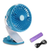 Акумуляторний міні вентилятор з прищіпкою Mini fan ML F168 0658 фото 2