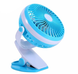 Акумуляторний міні вентилятор з прищіпкою Mini fan ML F168 0658 фото 1