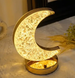 Настольная лампа светильник с кристаллами в форме полумесяца Creatice Table Lamp 17 0561 фото 2