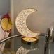 Настольная лампа светильник с кристаллами в форме полумесяца Creatice Table Lamp 17 0561 фото 1