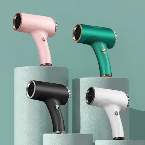 Фен портативний бездротовий акумуляторний Portable Hair Dryer USB 2600 mAh з двома режимами швидкості 0915 фото