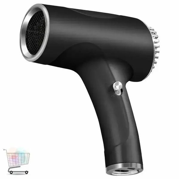Фен портативний бездротовий акумуляторний Portable Hair Dryer USB 2600 mAh з двома режимами швидкості 0915 фото
