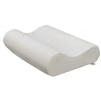 Ортопедична подушка Memory Pillow 50x29x10/7 см з ефектом пам'яті біла гіпоалергенна 0810 фото