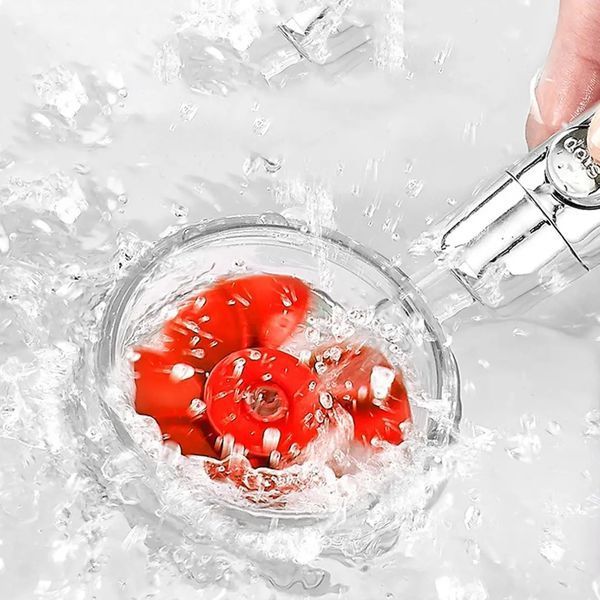 Насадка душевая Shower Head Turbo с фильтром и турбовентилятором 360&deg; вращение мощное давление воды 0865 фото