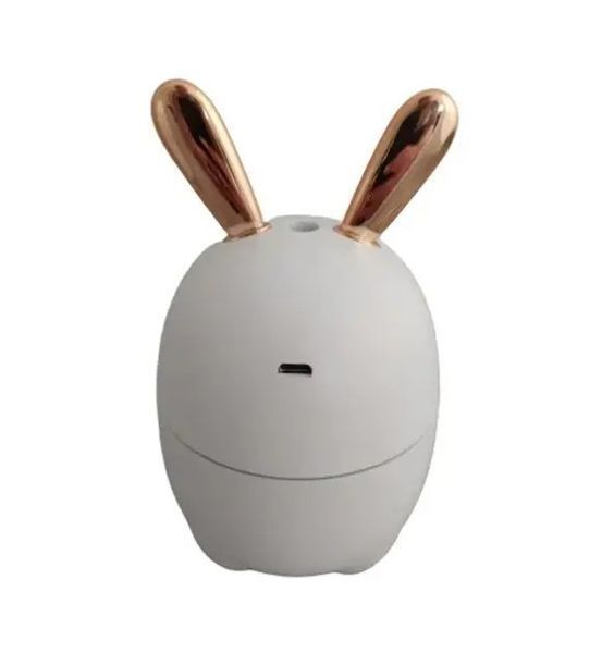 Нічник зволожувач повітря 2в1 Humidifiers Rabbit білий з ароматизацією 0866 фото