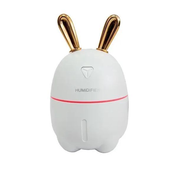 Нічник зволожувач повітря 2в1 Humidifiers Rabbit білий з ароматизацією 0866 фото