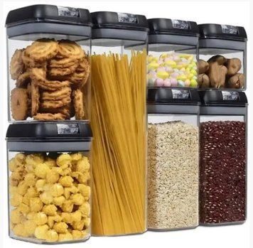 Контейнери органайзери для зберігання круп Food storage container (7 контейнерів) для сипких продуктів 0018 фото