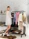 Напольняя стойка для одежды и обуви Clothes Rack Black 2 0918 фото 2
